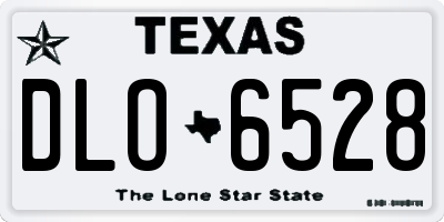 TX license plate DLO6528