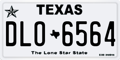 TX license plate DLO6564