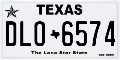 TX license plate DLO6574
