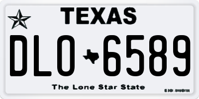 TX license plate DLO6589