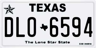 TX license plate DLO6594