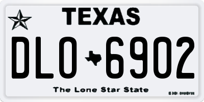 TX license plate DLO6902
