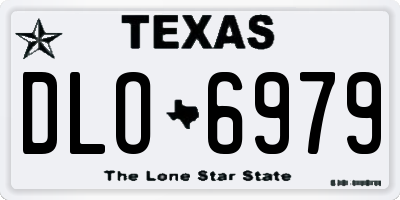 TX license plate DLO6979