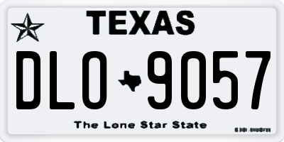 TX license plate DLO9057