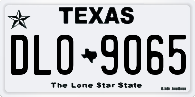 TX license plate DLO9065