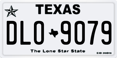 TX license plate DLO9079