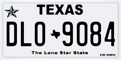 TX license plate DLO9084