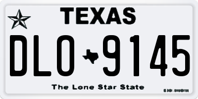 TX license plate DLO9145