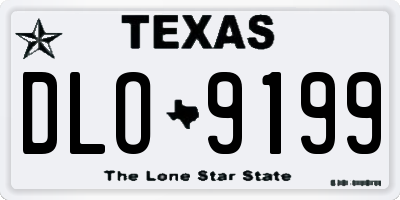 TX license plate DLO9199