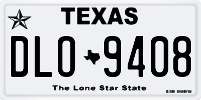 TX license plate DLO9408