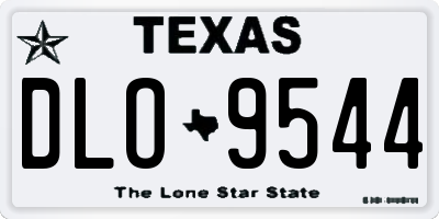 TX license plate DLO9544