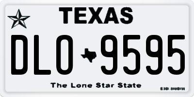TX license plate DLO9595