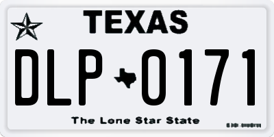 TX license plate DLP0171