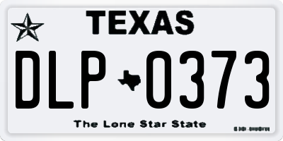 TX license plate DLP0373