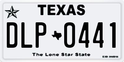TX license plate DLP0441