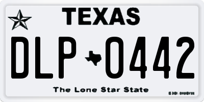 TX license plate DLP0442