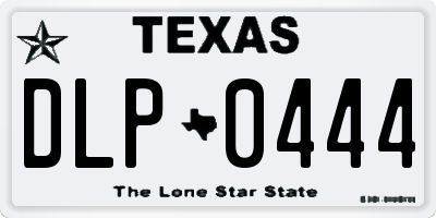 TX license plate DLP0444