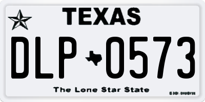 TX license plate DLP0573