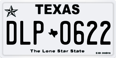 TX license plate DLP0622