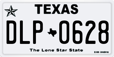 TX license plate DLP0628