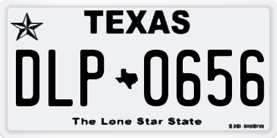 TX license plate DLP0656
