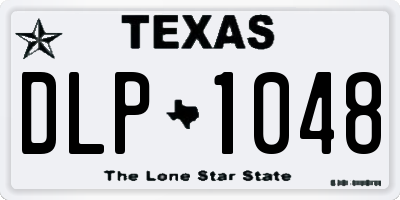 TX license plate DLP1048