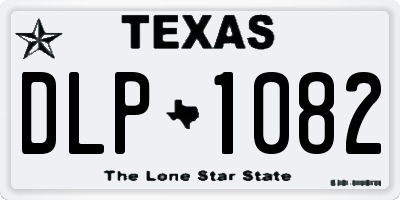 TX license plate DLP1082