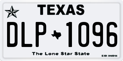 TX license plate DLP1096
