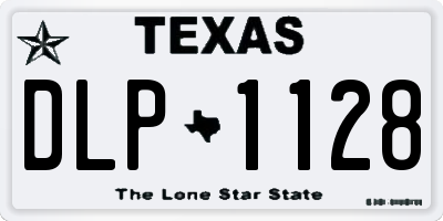 TX license plate DLP1128