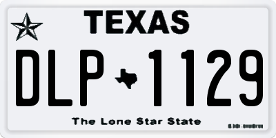 TX license plate DLP1129