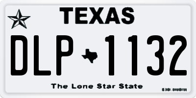 TX license plate DLP1132