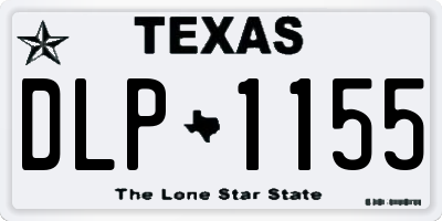 TX license plate DLP1155
