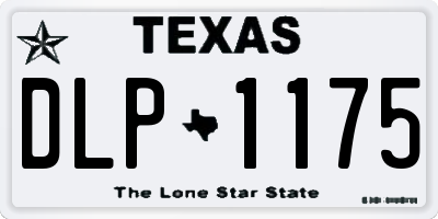 TX license plate DLP1175