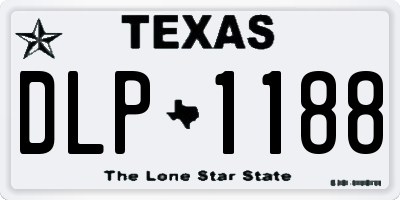 TX license plate DLP1188
