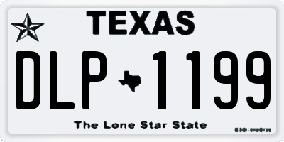 TX license plate DLP1199