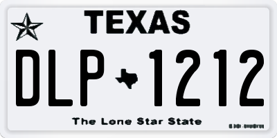 TX license plate DLP1212