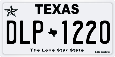 TX license plate DLP1220