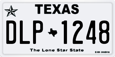 TX license plate DLP1248