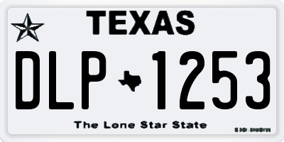 TX license plate DLP1253