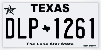 TX license plate DLP1261
