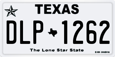 TX license plate DLP1262