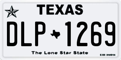 TX license plate DLP1269