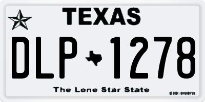 TX license plate DLP1278