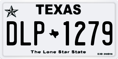 TX license plate DLP1279