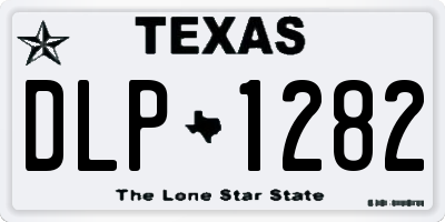 TX license plate DLP1282