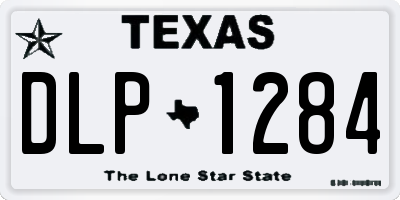 TX license plate DLP1284