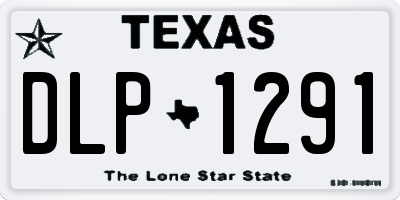 TX license plate DLP1291
