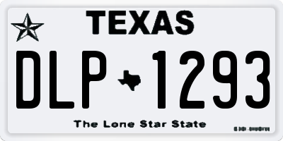 TX license plate DLP1293