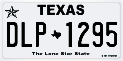 TX license plate DLP1295
