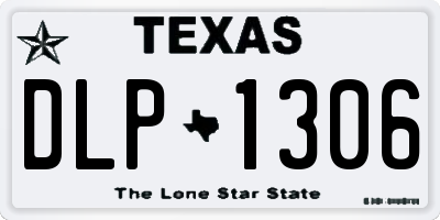 TX license plate DLP1306
